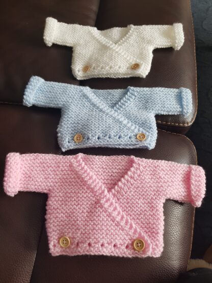 Early baby size cardigan